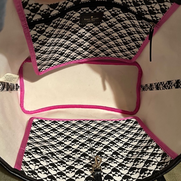 Kate Spade Penn Place Black & White Tote - Picture 4 of 9